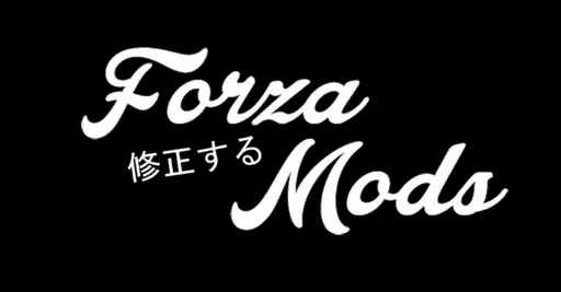 Forza Mods Logo White Rectangle